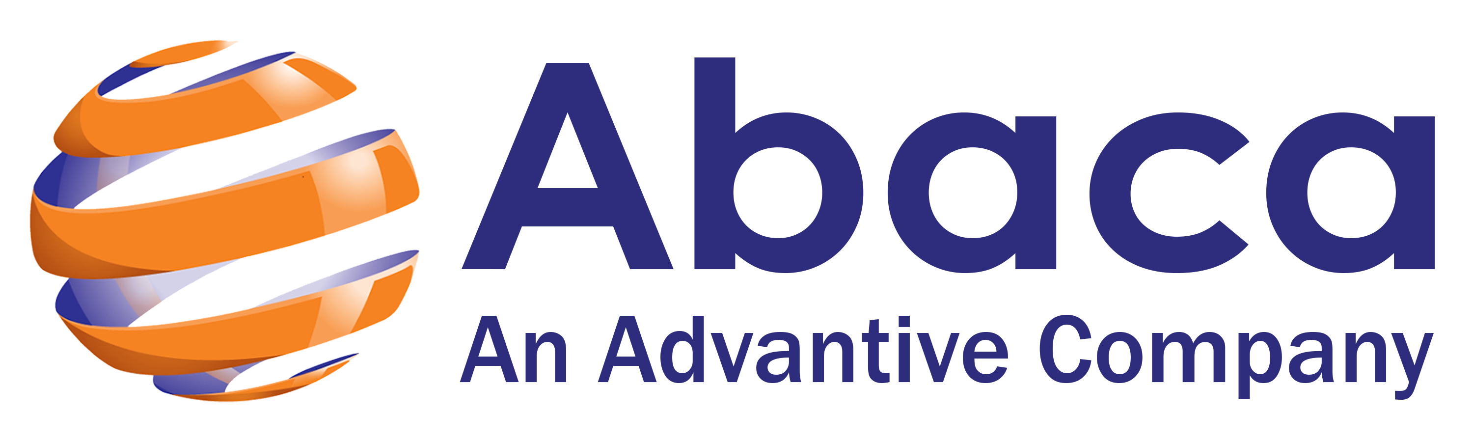 The Abaca logo with An Advantive Company underneath